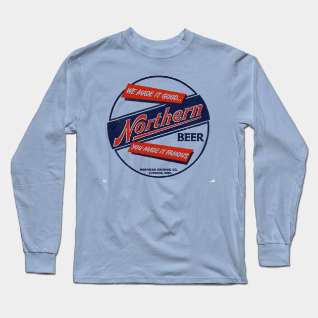 Northern Beer Long Sleeve T-Shirt by MindsparkCreative